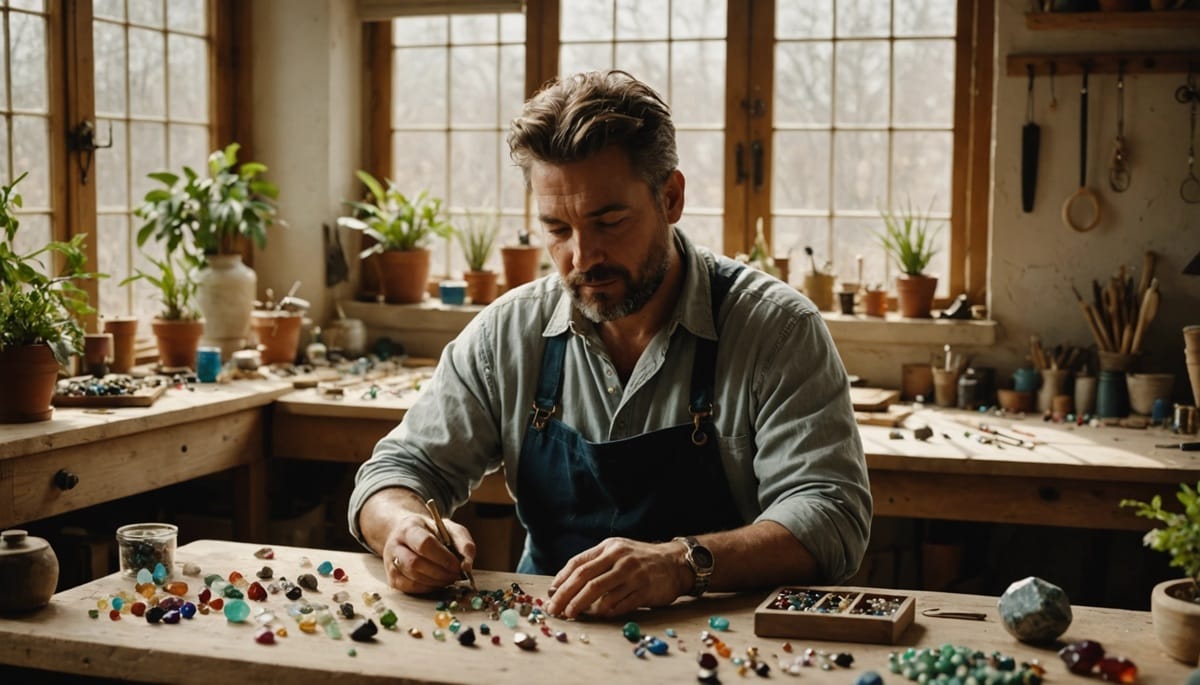 Créations uniques : l’art des bijoux en pierres naturelles artisanales