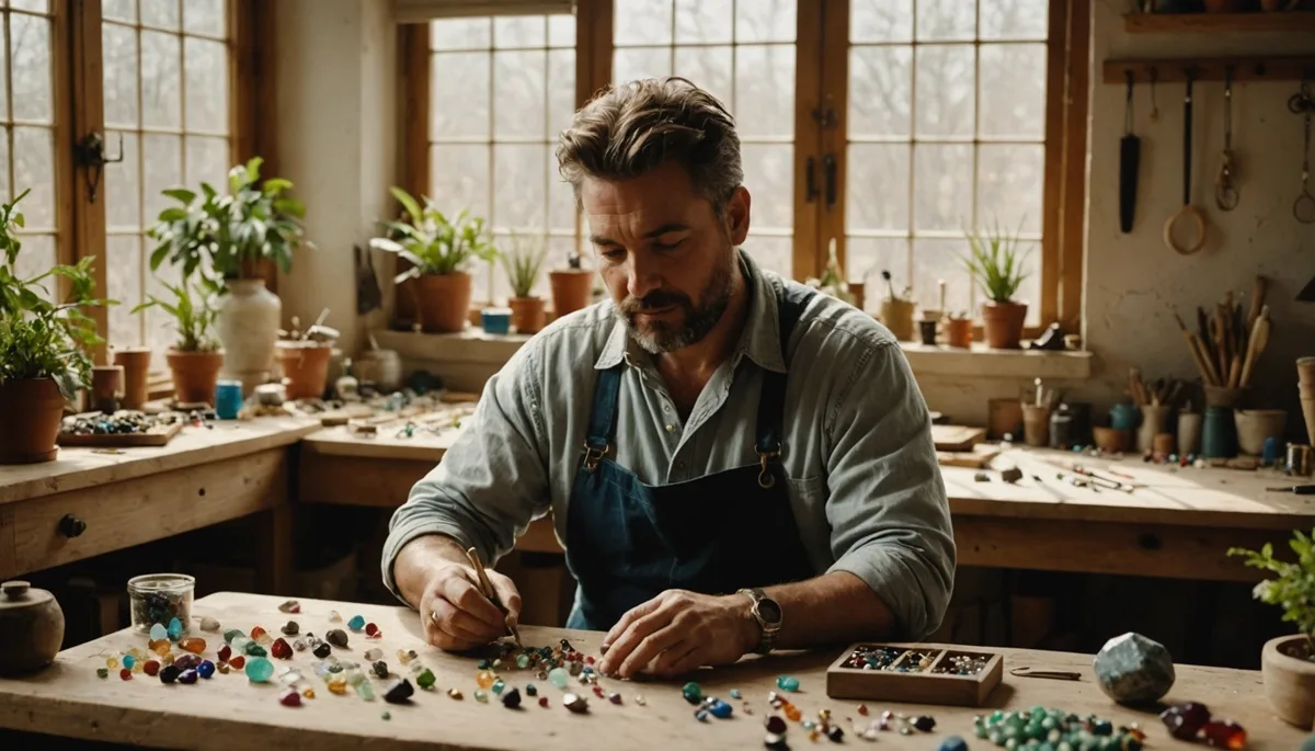 Créations uniques : l’art des bijoux en pierres naturelles artisanales